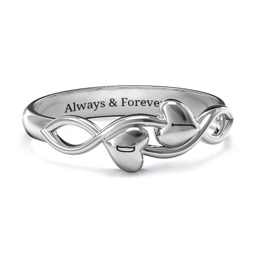 Heavenly Hearts Ring - Custom Jewellery By All Uniqueness