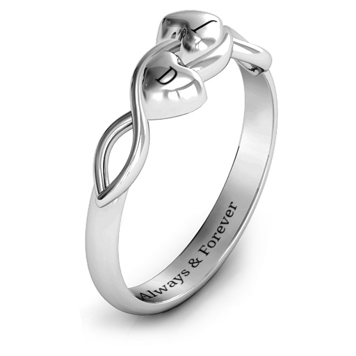Heavenly Hearts Ring - Custom Jewellery By All Uniqueness