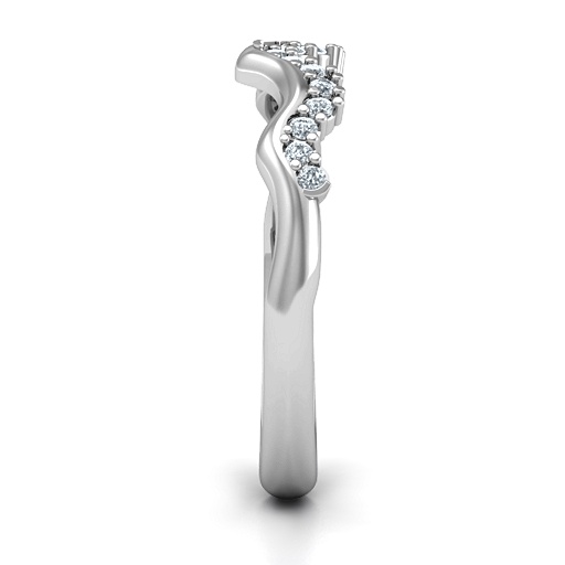 Solitaire Infinity Shadow Band - Custom Jewellery By All Uniqueness
