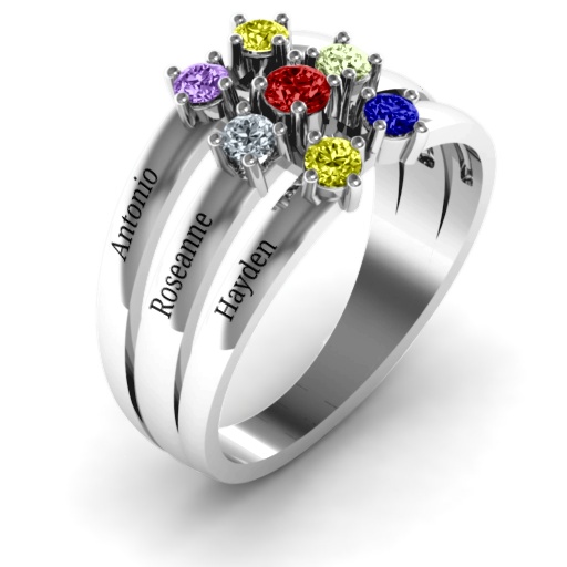 Spidra Round Centre Ring - Custom Jewellery By All Uniqueness