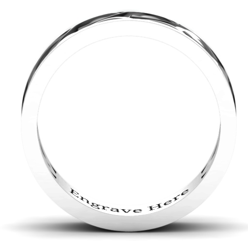 Silver Diadem Infinity Women s Ring - Custom Jewellery By All Uniqueness
