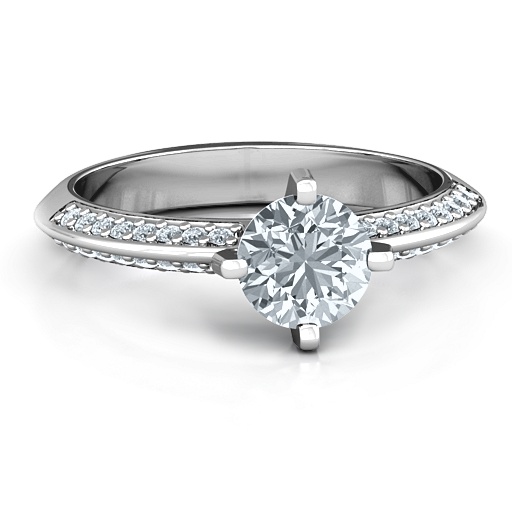 Silver Maxine Ring - Custom Jewellery By All Uniqueness