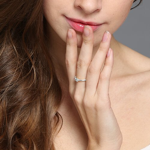 2 Stone Dual Birthstone Cuff Ring Silver - Custom Jewellery By All Uniqueness
