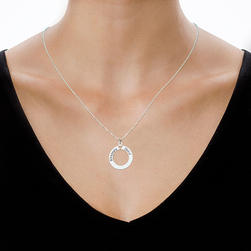 Silver Couples Love Necklace - Custom Jewellery By All Uniqueness