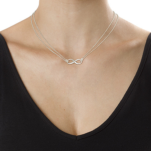 Silver Infinity Necklace - Custom Jewellery By All Uniqueness