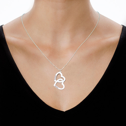 Heart in Heart Necklace - Custom Jewellery By All Uniqueness