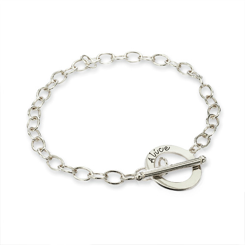 Silver T-Bar Bracelet/Anklet - Custom Jewellery By All Uniqueness