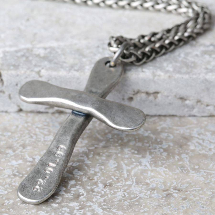 Mens Antique Cross Necklace - Custom Jewellery By All Uniqueness