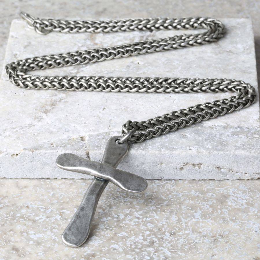Mens Antique Cross Necklace - Custom Jewellery By All Uniqueness