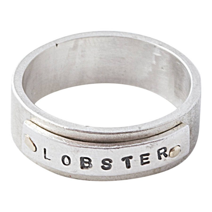 Silver And Gold Rivet Rings - Custom Jewellery By All Uniqueness
