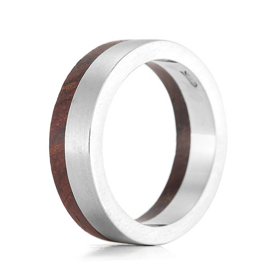 Wood Ring Rivet - Custom Jewellery By All Uniqueness