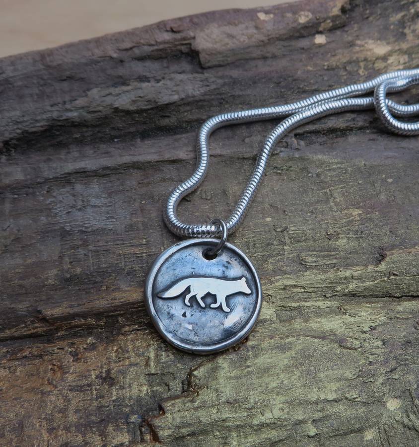 Running Fox Silver Seal - Custom Jewellery By All Uniqueness